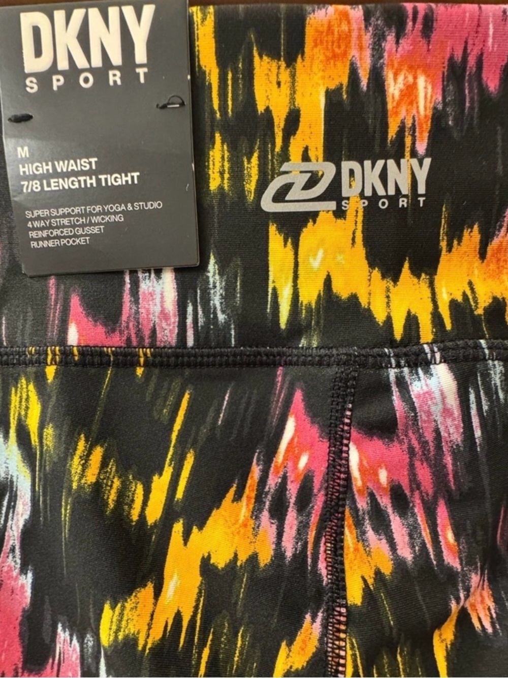 DKNY Women's Multicolor Leggings Sport NWT - Picture 7 of 8